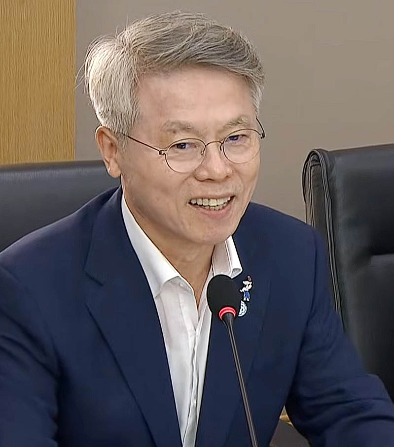 민형배 전남광주통합특별시장이 11일 오전 정부세종청사에서 열린 제35회 국무회의에 참석해 지역현안을 건의하고 있다./전남광주통합특별시 제공